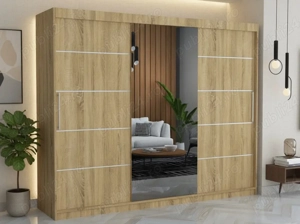 Dresing Delia 250 Sonoma cu Oglinda În stoc Profită de acum seturi dormitor complete