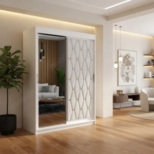 Dressing Tapitat Iris Alb Cu Oglinda Scrie-ne pentru detalii Colecție modernă