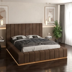 Pat Tapitat Rubin Maro Catifea Premium  Materiale de calitate Colecție modernă