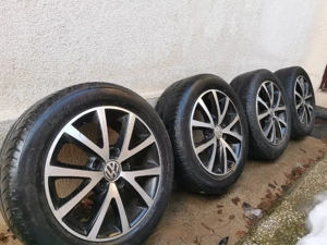 Jante aliaj R16 + anvelope vara 205 55 16  - imagine 3