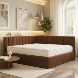 Pat Tapitat De Colt Daria Maro Catifea Premium  Finisaje premium Dormitor premium super ofertă