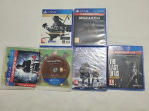 Jocuri ps4 exclusive God of War Ragnarok,Ghost of Tsushima,The Last Of Us1,Uncharted 4 siLost Legacy