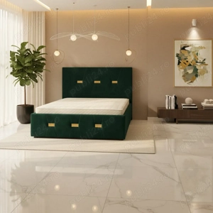 Pat Tapitat Rhea Verde Catifea Premium Scrie-ne pentru detalii Comandă chiar azi dormitoare moderne