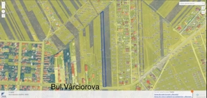 Teren intravilan, front 13,5 m la Bul. Vârciorova, total 4.986 mp