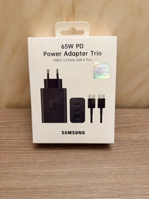 Încărcător Samsung Trio 65W - Nou, Sigilat!