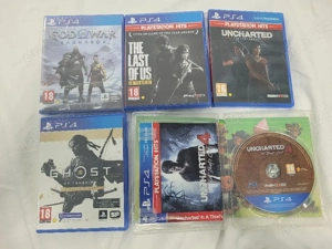 Jocuri ps4 exclusive God of War Ragnarok,Ghost of Tsushima,The Last Of Us1,Uncharted 4 siLost Legacy