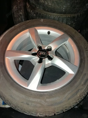 Jante audi vw 5x112 16 anvelope  225 55 16,  5-6mm 