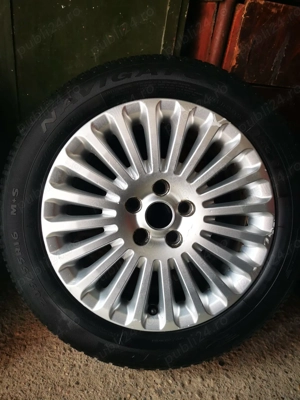 Set 4 jante aliaj R16 Ford focus+anvelope 205/55/R16  1500 lei (negociabil) - imagine 3