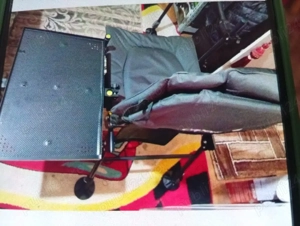 fotoliu complet echipat pescuit 