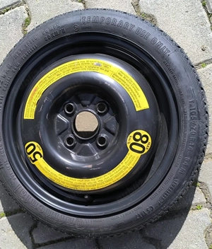 Vand sau schimb roata de rezerva slim ingusta originala vw noua nefolosita  4x100 105/70/R14