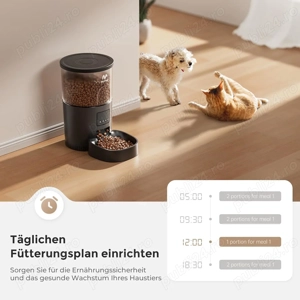 Hrănitor Automat pentru Pisici și Câini IMIPAW   3L, Control prin Aplicație, WiFi 5G 2.4G, 1 10 Mese - imagine 4