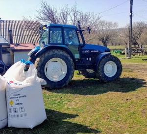 New Holland 8160 100 CP cu plug LEMKEM și freză LELY