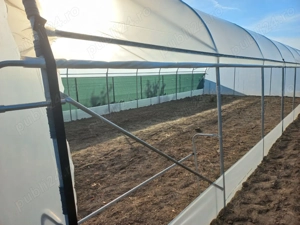 Vindem solarii gradina rezistente teava zincata folie UV 180 microni 3 ani garantie laterale aerisir