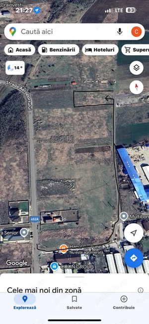 Vand teren intravilan zona Carcea langa Hanul cu Ponei 1000mp  - imagine 3