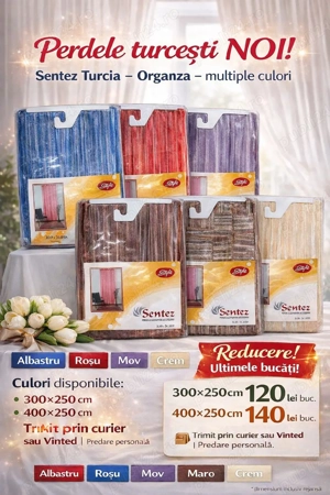 Perdele Sentez Turcia   NOI   3  - imagine 3