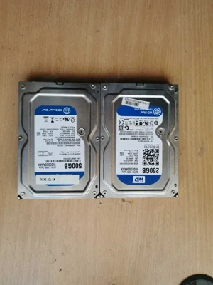 Hdd PC 250 gb si 500 gb wd blue 6 mb
