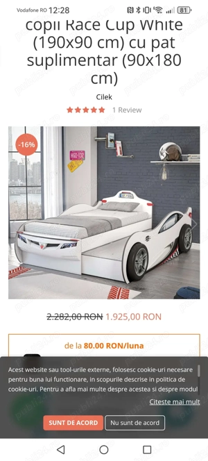 Vand pat dublu masinuta