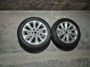215/55/R17  2 roti Aliaj  cu anvelope  Mercedes V class , Vito 