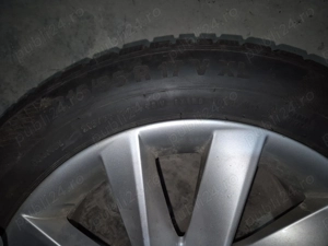 215/55/R17  2 roti Aliaj  cu anvelope  Mercedes V class , Vito  - imagine 5