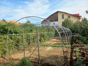 Producem solarii gradina profesionale teava galvanizata folie UV 180 microni 3 ani garantie laterale