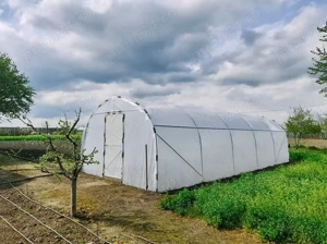 Distribuim solar legume rezistente teava galvanizata folie UV 180 microni 3 ani garantie laterale ae