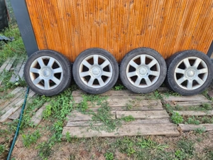 Roti complete aliaj cu anvelope 205 55 16 - 5X112 set complet  gama Volksvagen  - imagine 5