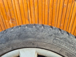 Roti complete aliaj cu anvelope 205 55 16 - 5X112 set complet  gama Volksvagen  - imagine 2