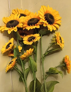 Set 4 Flori Gigant - Floarea Soarelui (120 cm)   Aspect Realist