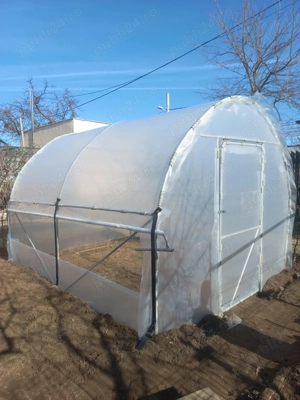Producem solarii legume complete teava zincata folie UV 180 microni garantie 3 ani laterale aerisire