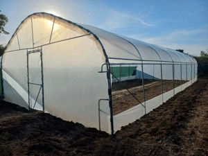 Vindem solar legume rezistente teava zincata folie UV 180 microni 3 ani garantie kit complet montaj  - imagine 3