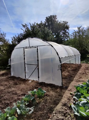 Oferim solar legume rezistente teava zincata folie UV 180 microni 3 ani garantie kit complet montaj 