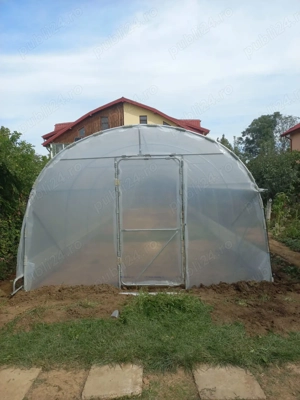 Producem solarii legume complete teava galvanizata folie UV 180 microni 3 ani garantie laterale aeri