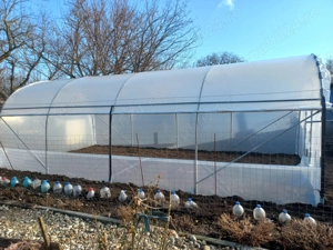 Oferim solar gradina complete teava zincata folie 180 microni garantie 3 ani laterale aerisire + usa