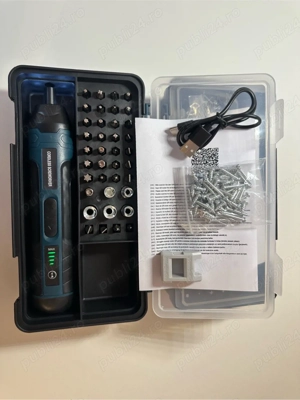 Surubelnita electrica 5 NM cu trusa - imagine 3