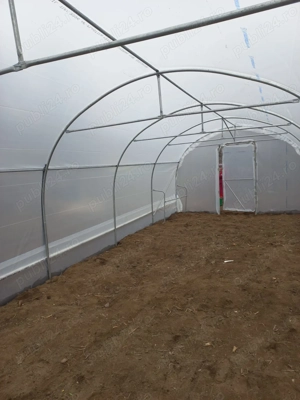 Producem solarii gradina complete teava zincata folie UV 180 microni garantie 3 ani laterale aerisir