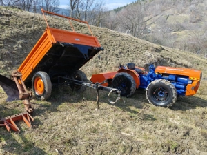 remorca Agricola basculabila pt tractoraș  - imagine 6