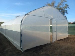 Oferim solar legume complete teava galvanizata folie UV 180 microni garantie 3 ani kit complet monta - imagine 5