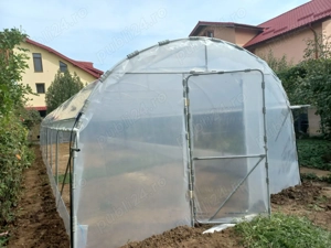 Distribuim solarii legume rezistente teava galvanizata folie 180 microni garantie 3 ani kit complet 