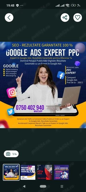 Operator Magazin Online - Expert SEO - Google Ads - Specialist Marketing Caut Angajare Colaborare - imagine 3