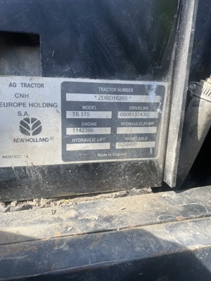 Tractor New Holland T6.175   2015   5400 ore   + Încărcător frontsl - imagine 10