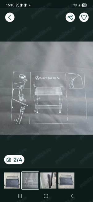 Panou despărțitor Mercedes  - imagine 2