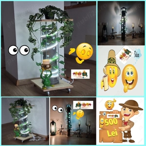 Lampa-Veioza Stil Industrial Interior Exterior Pentru Casa Bar Cafenea Hotel Curte Gradina