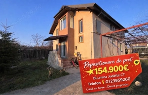 Proprietar vand casa140 mp utili, 459 mp, Localitatea LUMINA CT