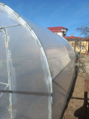 Distribuim solarii legume rezistente teava galvanizata folie UV 180 microni garantie 3 ani kit compl