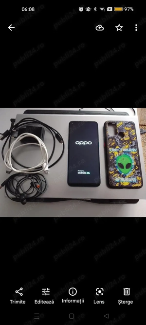 Vand Oppo A 53,128 4+3 ram, baterie de 5000 mAh.