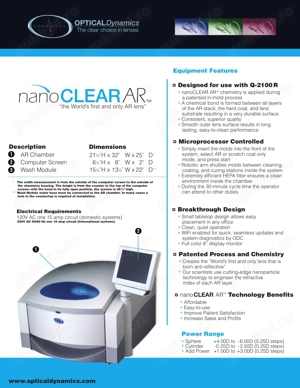 Linie fabricatie lentile de ochelari