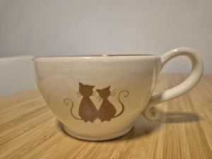 Cană supă handmade Pisici