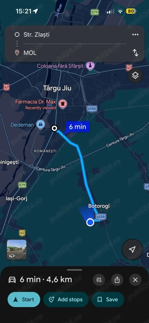 Vand teren intravilan, 686 mp, Botorogi, la 2 km de limita Tg JIu - imagine 4