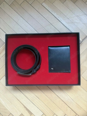 Set curea si portofel Pierre Cardin