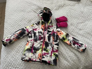 Geaca SKI - pentru fete 145 cm - 11 ani - cu mănuși gratuite